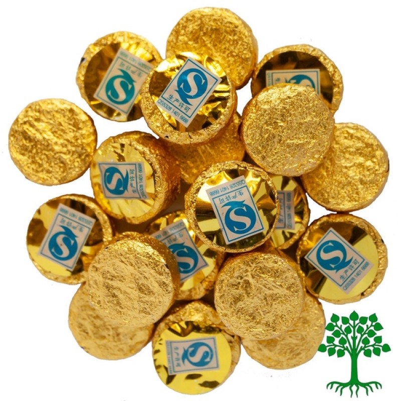 Чай пуэр Юй Бин QS круглый (5 шт. по 6 гр.), Китай